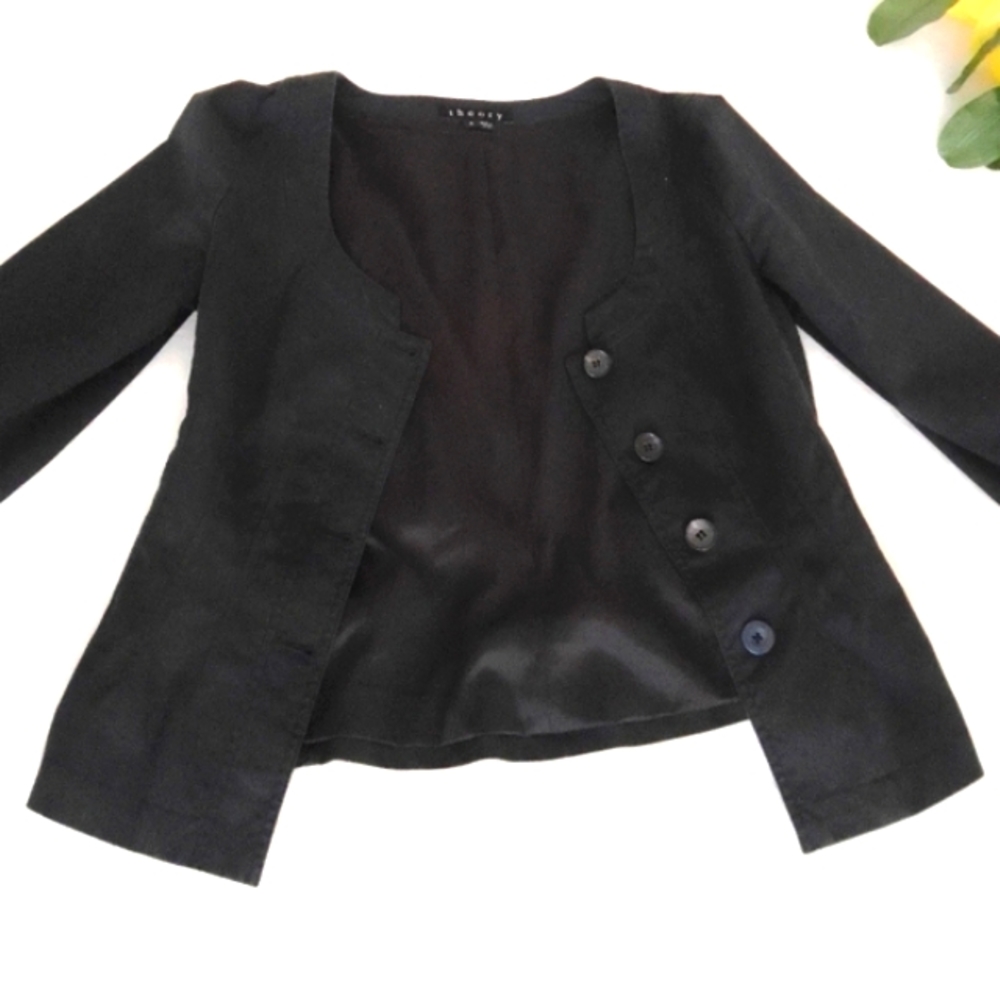 Clearance❤️Theory Scoop Neck Jacket